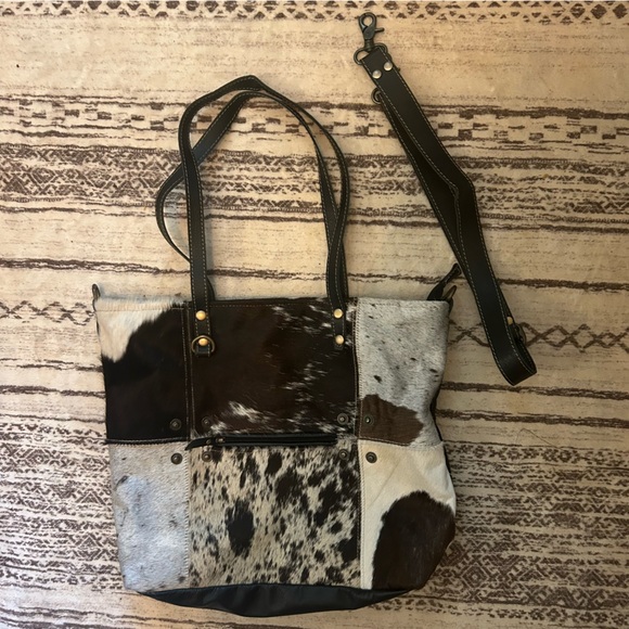 NWOT Myra bag, cow print, large - Picture 6 of 13